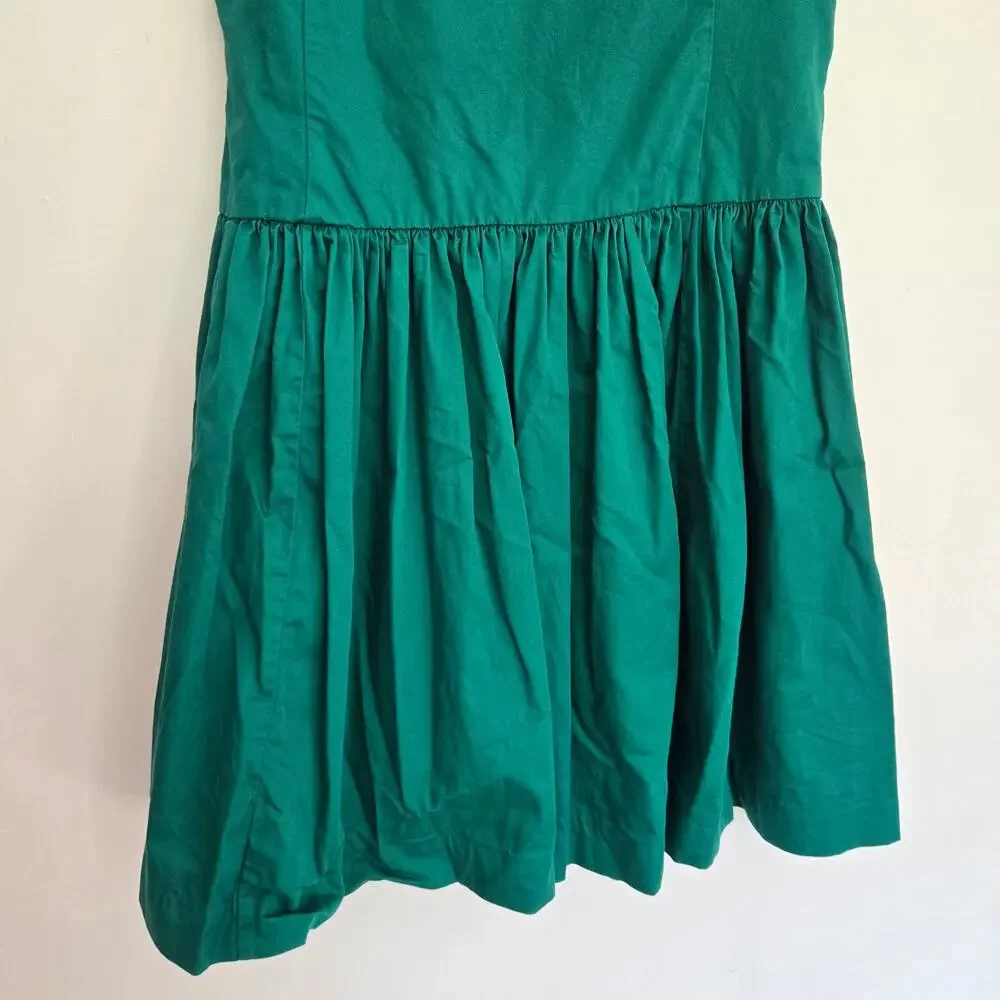 Crewcuts Girls Tie Waist Party Dress Size 14 Kelly Green Holidays Wedding Guest